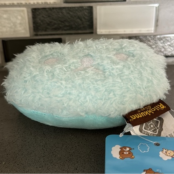 San-X RILAKKUMA Let’s Enjoy A Nap On A Cloud Plush Pillow Cushion 4” Kawaii NEW - Picture 11 of 15